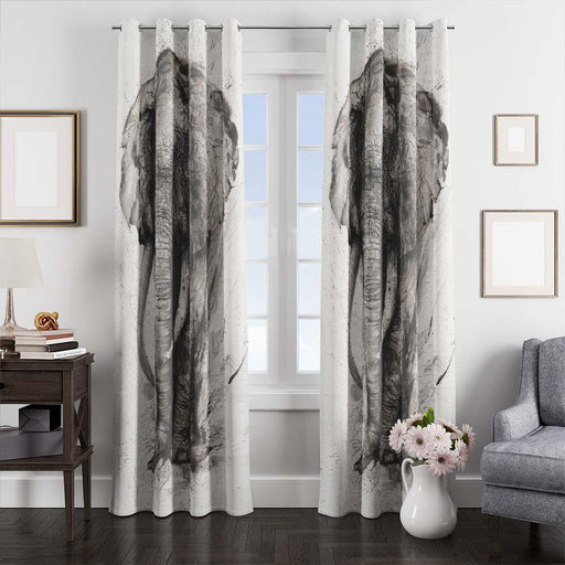 elephant spark window curtains