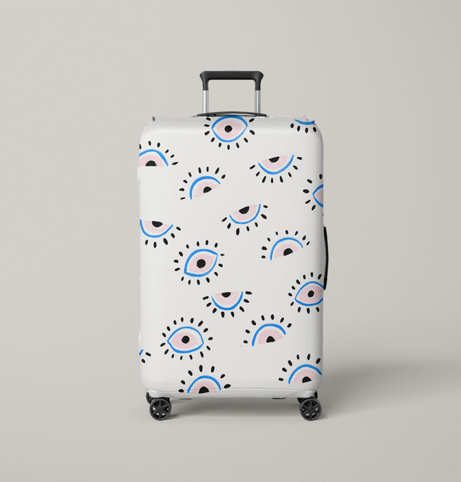 eyes sparkle pastel Luggage Cover | suitcase