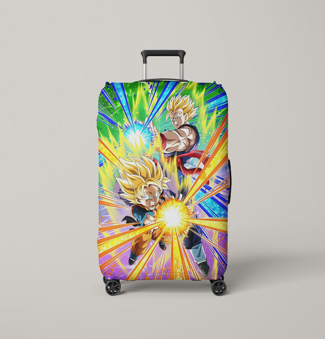 fighting brotherhood dagon ball Luggage Covers | Suitcase