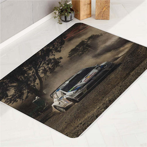 extreme offroad car racing bath rugs