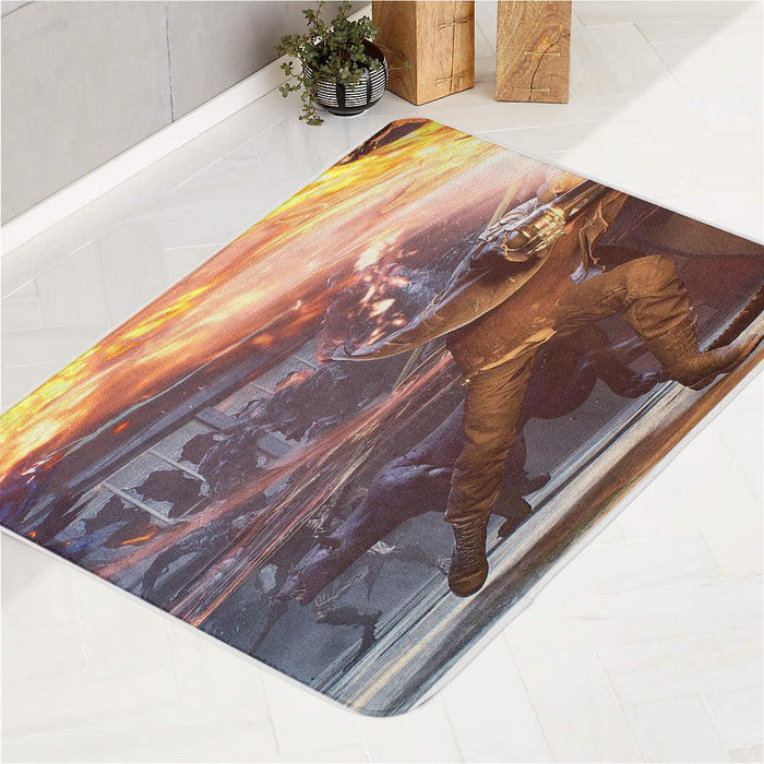 fighting with fire devil may cry bath rugs