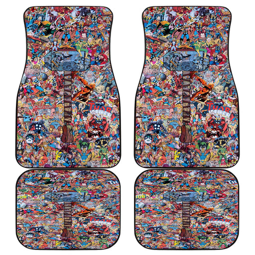 marvel universe comics Car floor mats Universal fit