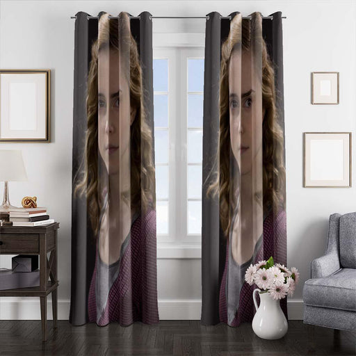 emma watson as hermione window curtains