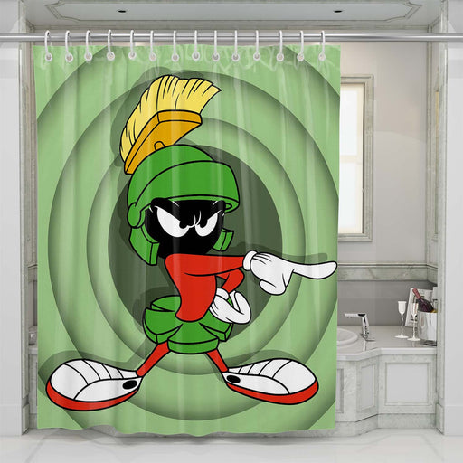 marvin martian looney toons shower curtains