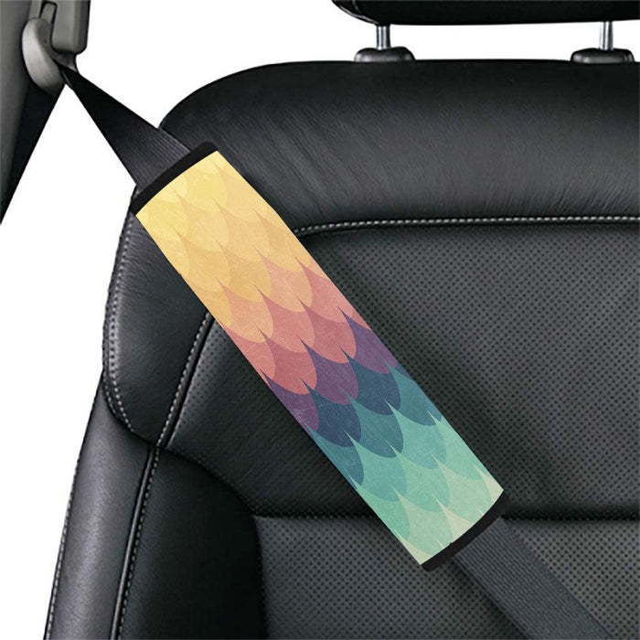 faded grunge pattern colorful Car seat belt cover