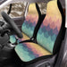 faded grunge pattern colorful Car Seat Covers