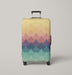 faded grunge pattern colorful Luggage Cover | suitcase