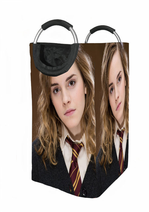 emma watson with uniform harry potter Laundry Hamper | Laundry Basket