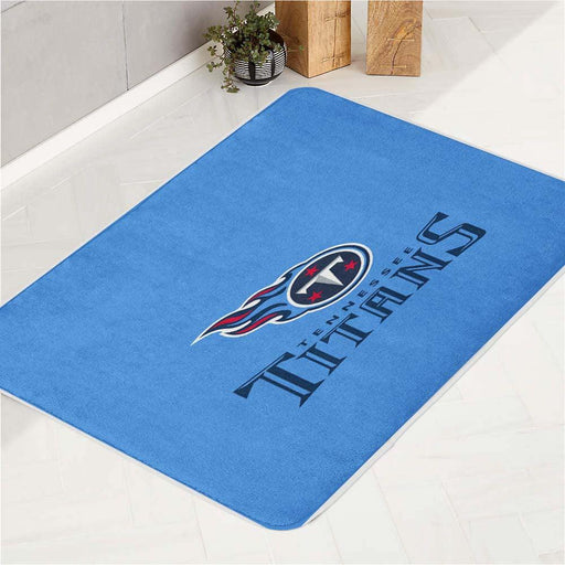 falling ball of tennessee titans team bath rugs