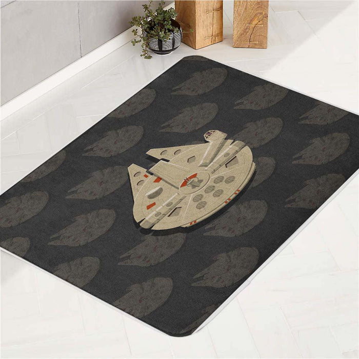 falcon spaceship star wars bath rugs