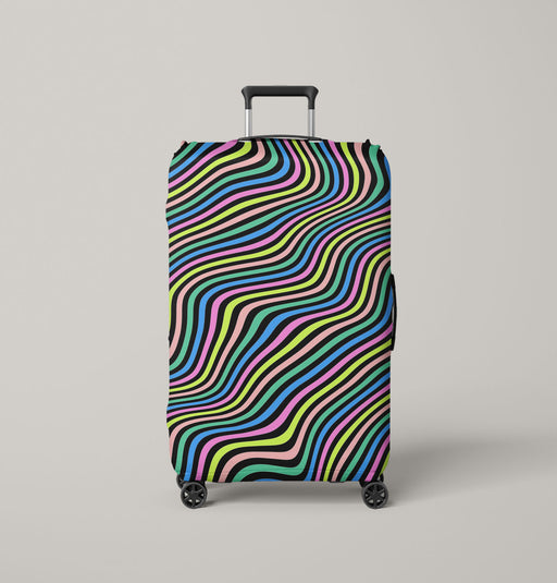 falling down line like tame impala Luggage Cover | suitcase