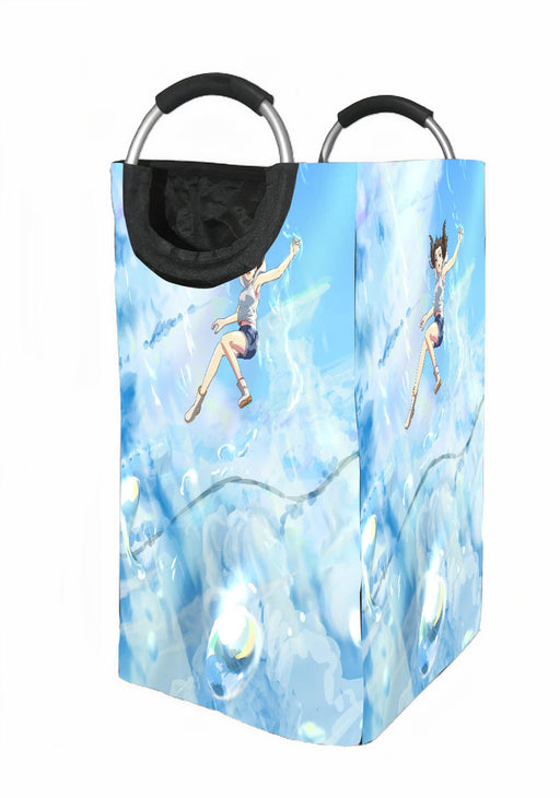 falling hina amano tenki no ko Laundry Hamper | Laundry Basket