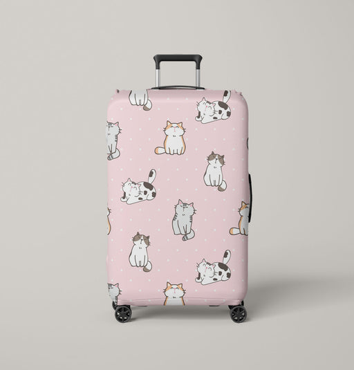 family of cute cats for your pet Luggage Cover | suitcase