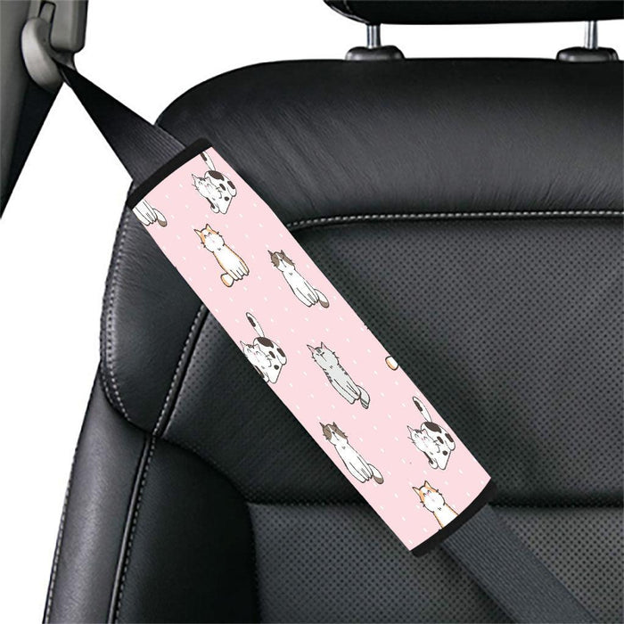 family of cute cats for your pet Car seat belt cover