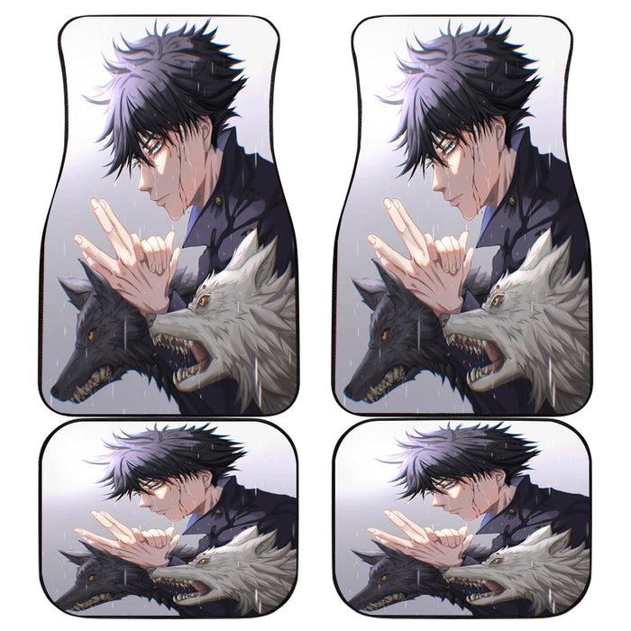 Megumi Fushiguro jujutsu kaitsen Car floor mats Universal fit