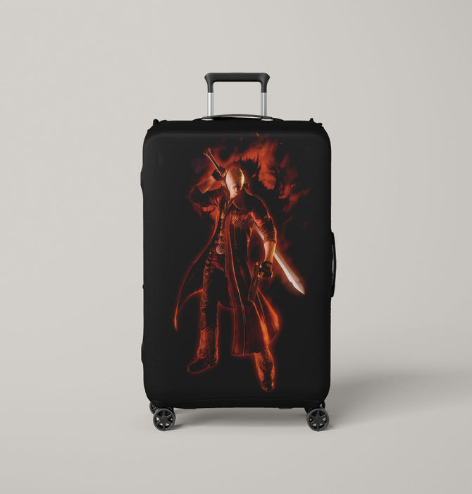 fired devil may cry five Luggage Covers | Suitcase