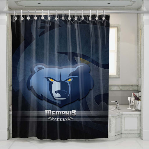 memphis grizzlies 2 shower curtains