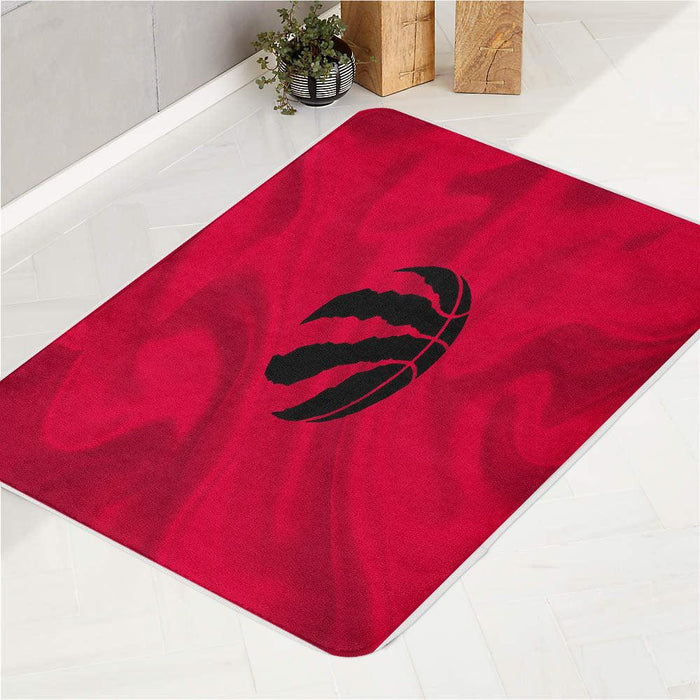 flag wave toronto raptors pink bath rugs