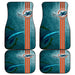 miami dolphin 2 Car floor mats Universal fit