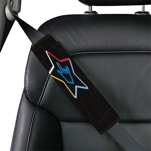 fancy star light neon Car seat belt cover