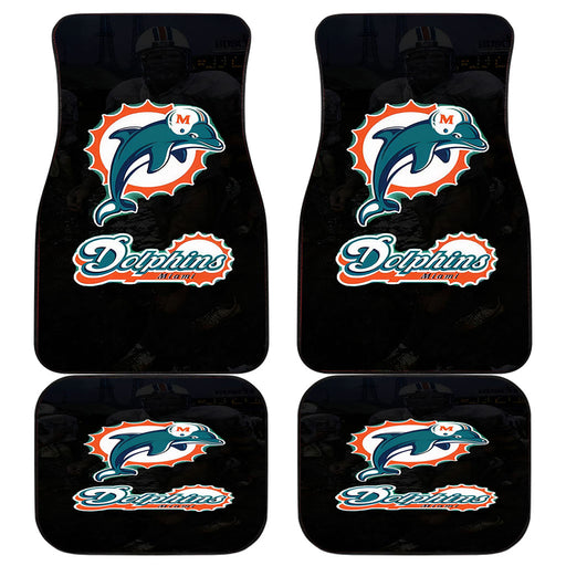 MIAMI DOLPHINS NFL ICON 1 Car floor mats Universal fit