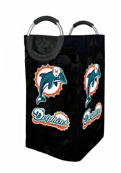 miami dolphins nfl icon 1 Laundry Hamper | Laundry Basket