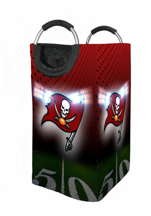 field of skull team buccaneers football Laundry Hamper | Laundry Basket