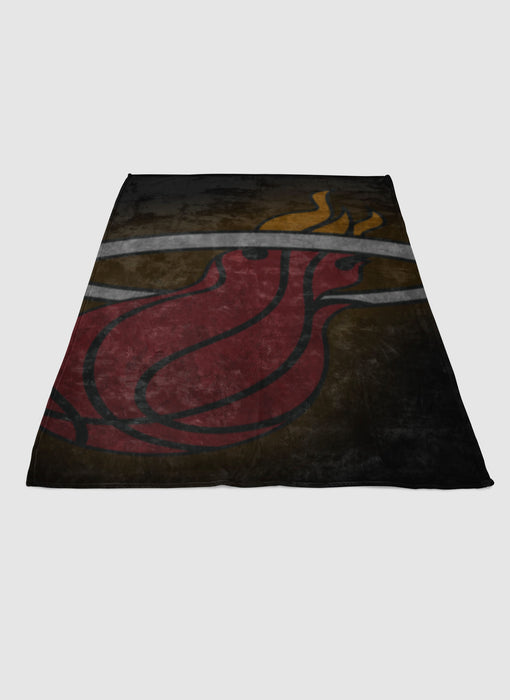 Miami Heat 3 soft fleece blanket