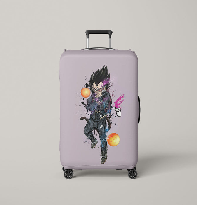 flying vegeta hypebeast nike dragon ball Luggage Covers | Suitcase