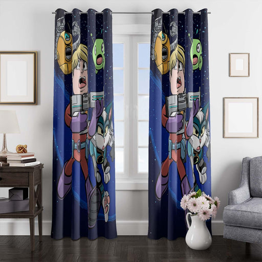 final space animated series window Curtain