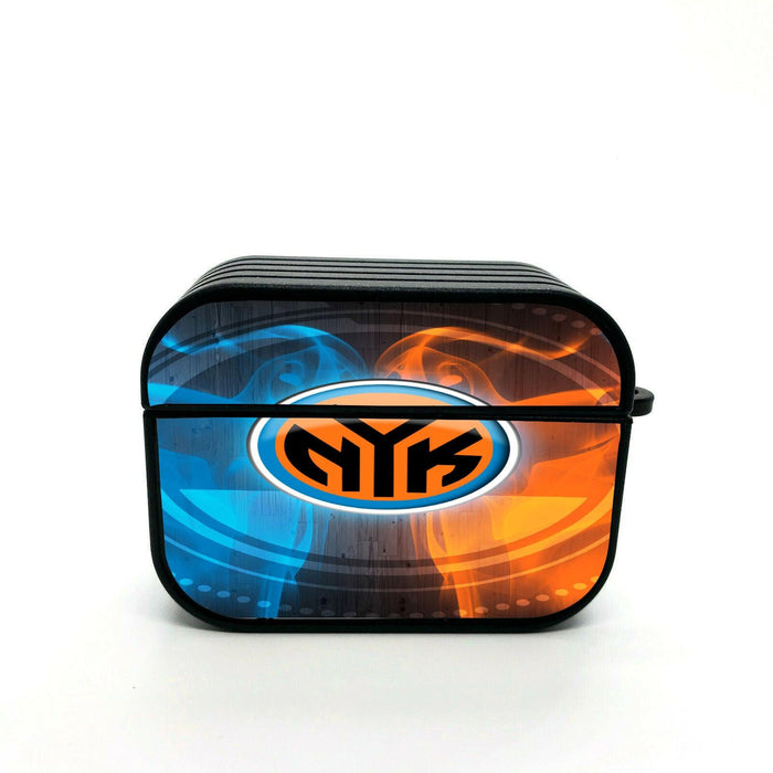 fire blue and red new york knicks airpod case