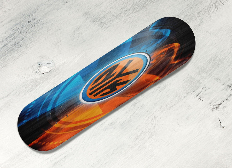 fire blue and red new york knicks Skateboard decks