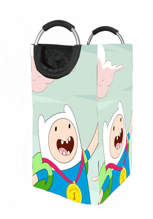 fin champions adventure time Laundry Hamper | Laundry Basket