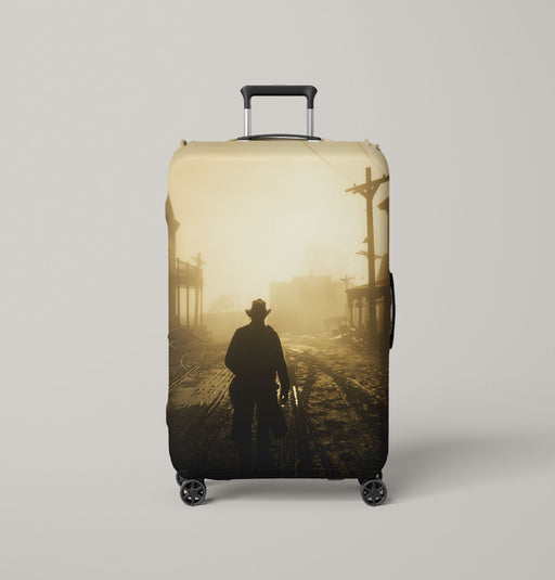 fog of sun red dead redemption 2 Luggage Covers | Suitcase