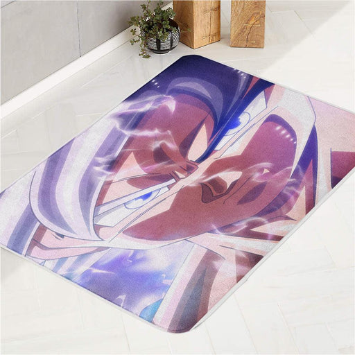 fog white goku dragon ball bath rugs