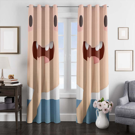 finn adventure time window curtains