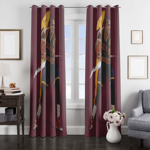 first of cavaliers player window Curtain