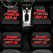 font one punch man double Car floor mats Universal fit