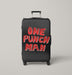 font one punch man double Luggage Covers | Suitcase