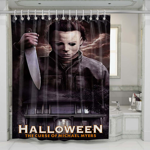 michael myers halloween 2 shower curtains