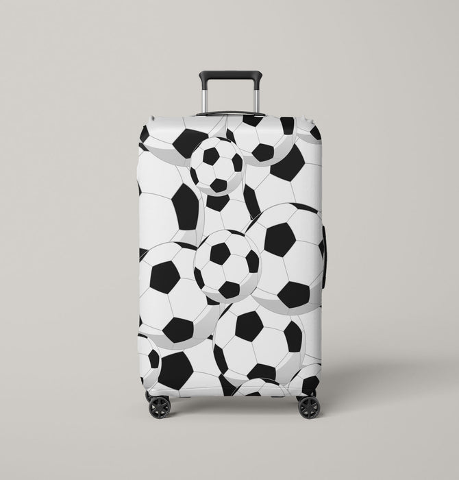 favourite sport for children is football Luggage Cover | suitcase