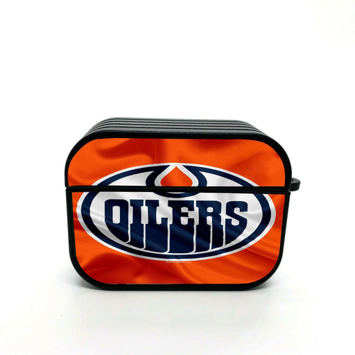 flag of orange edmonton oilers airpod case