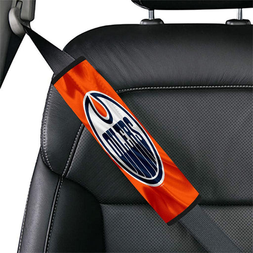 flag of orange edmonton oilers Car seat belt cover - Grovycase