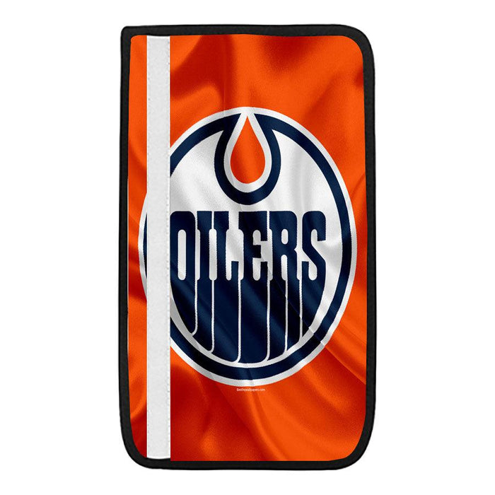 flag of orange edmonton oilers Car seat belt cover