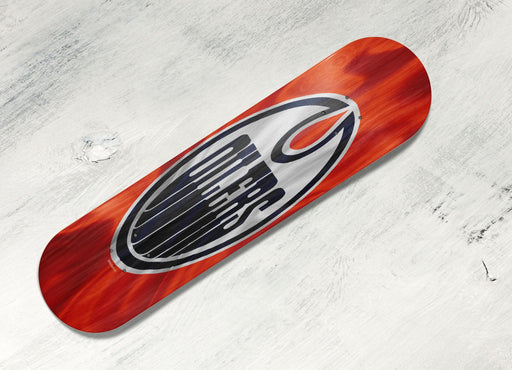 flag of orange edmonton oilers Skateboard decks