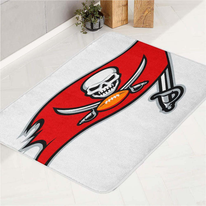 flag of tampa bay buccaneers bath rugs