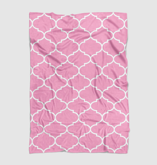 feminist ornament pink color Ultra soft fleece blanket