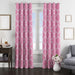 feminist ornament pink color window Curtain