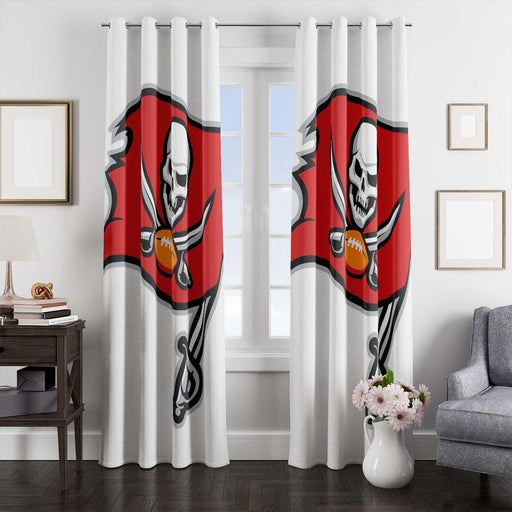 flag of tampa bay buccaneers window Curtain