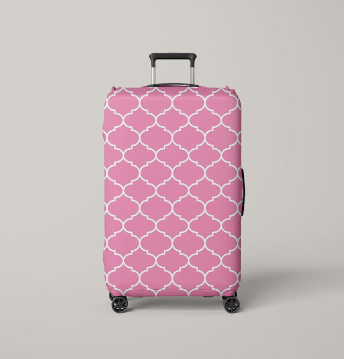 feminist ornament pink color Luggage Cover | suitcase